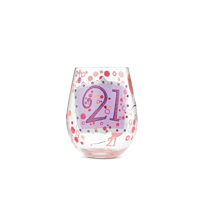 Enesco Stemless Glass 21
