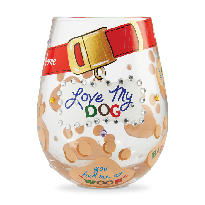 Enesco Stemless Love My Dog