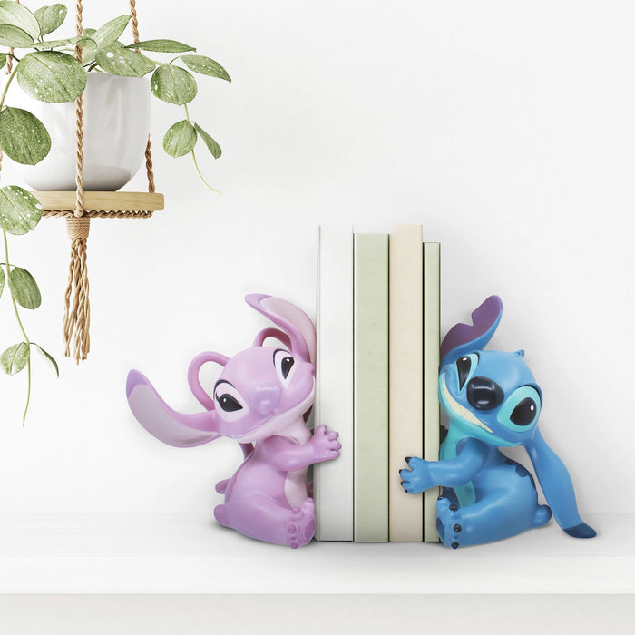 Enesco Stitch & Angel Bookends