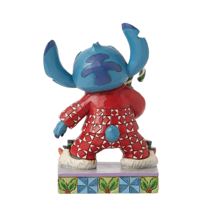 Enesco Stitch In Christmas Pajamas