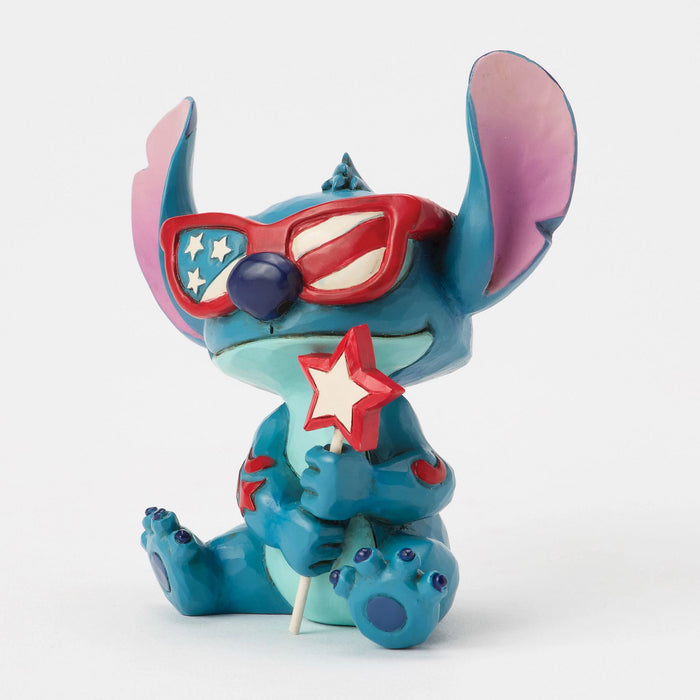 Enesco Stitch Patriotic Mini