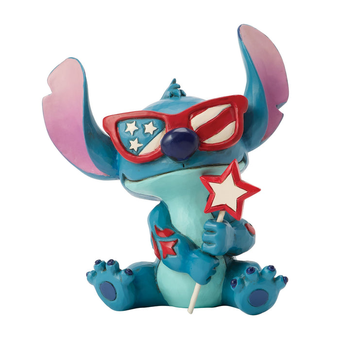Enesco Stitch Patriotic Mini