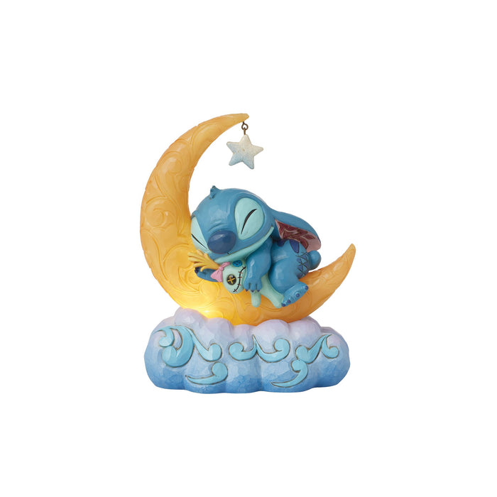 Enesco Stitch & Scrump on LED Moon