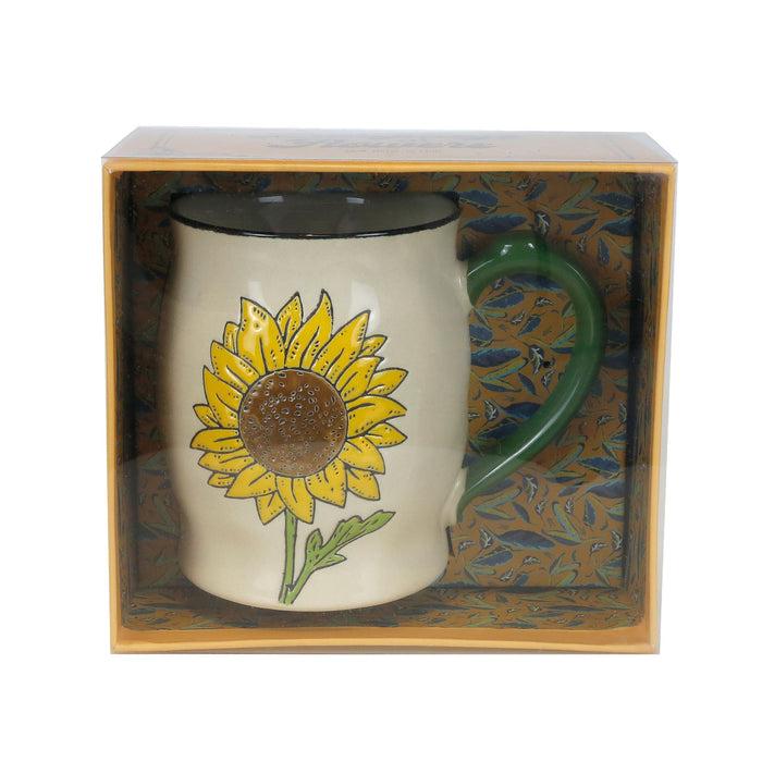 Enesco Sunflower Handpainted Mug