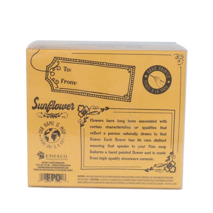 Enesco Sunflower Handpainted Mug