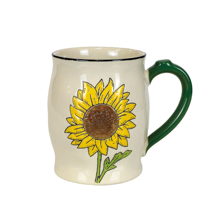 Enesco Sunflower Handpainted Mug