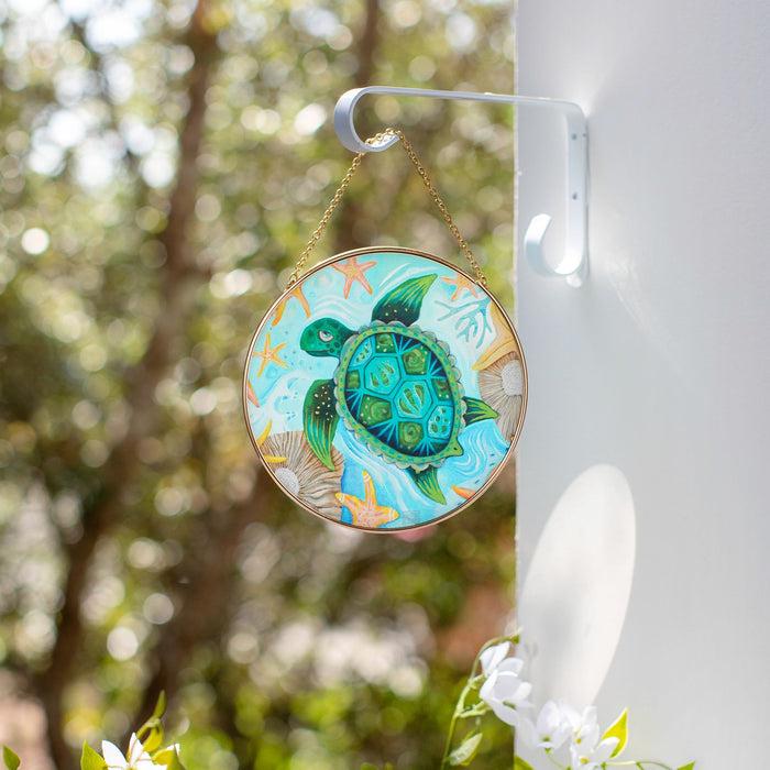 Enesco Sup Dude Turtle Suncatcher