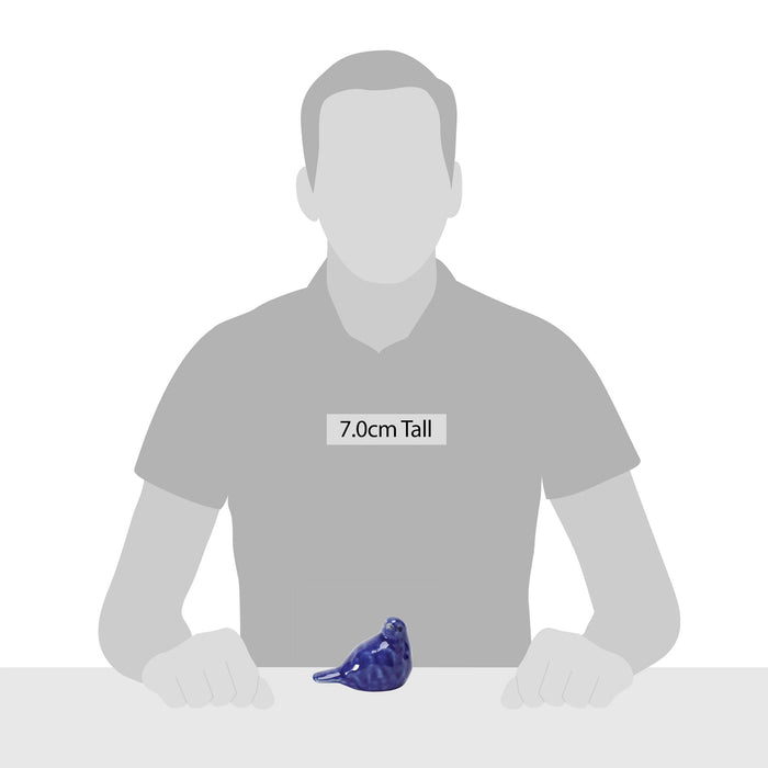 Enesco Support Messenger Bird Indigo