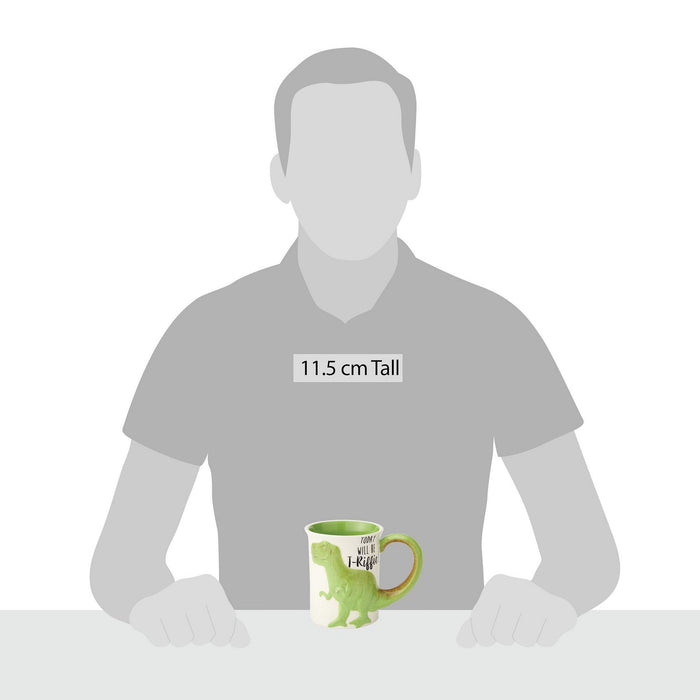 Enesco T-RIFFIC TEA REX SCULPTED MUG