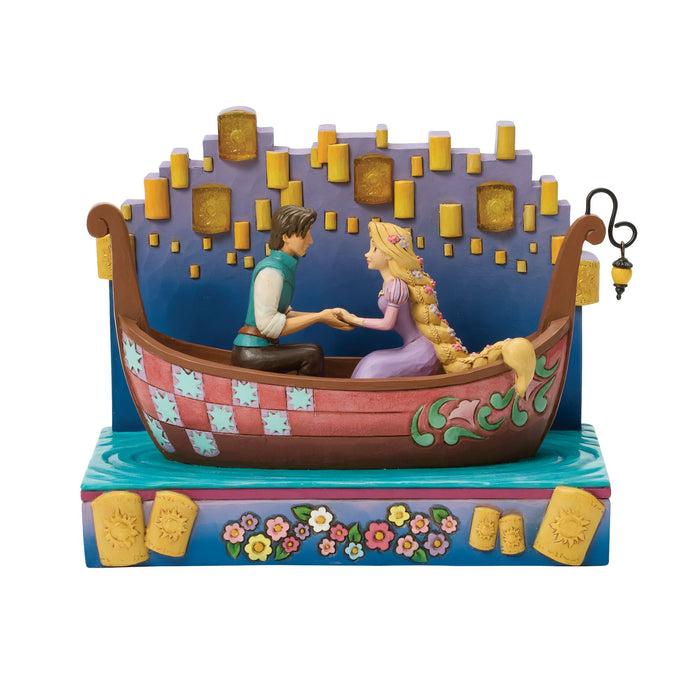 Enesco Tangled Boat With LED Lanterns