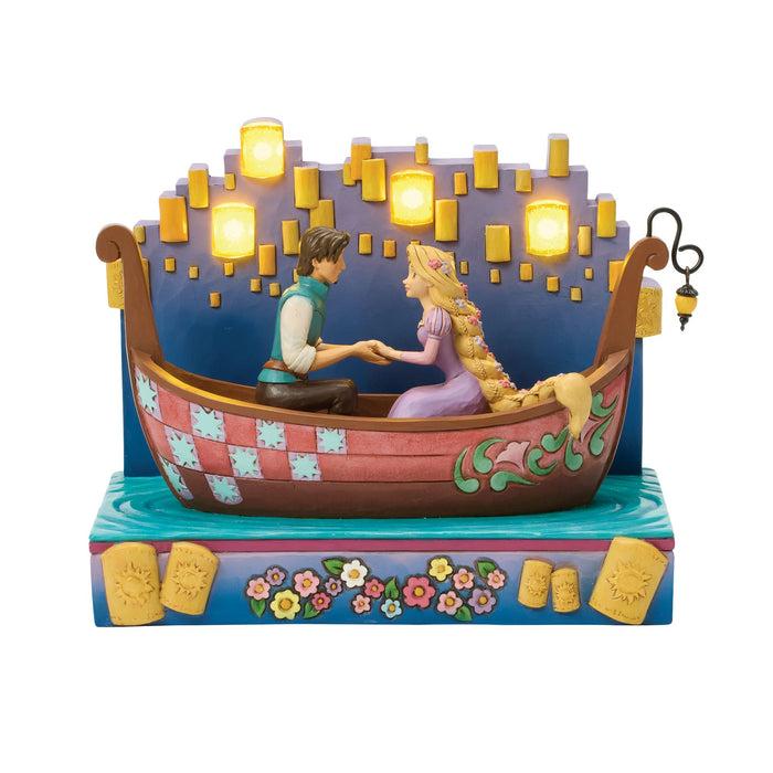 Enesco Tangled Boat with LED Lanterns