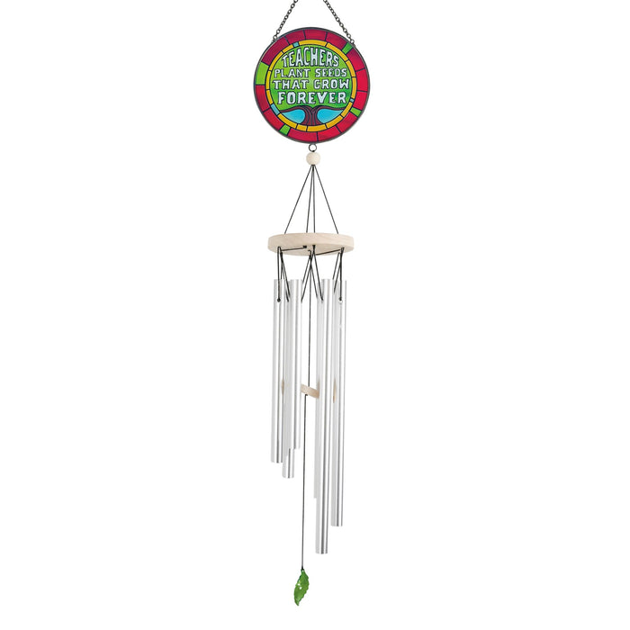 Enesco Teacher Plants Seeds Windchime