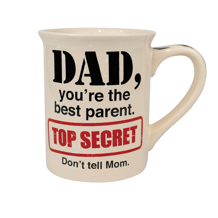 Enesco Top Secret Dad 16 oz Mug