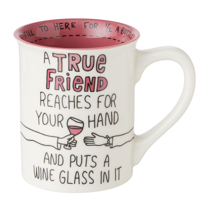 Enesco True Friend Wine Mug