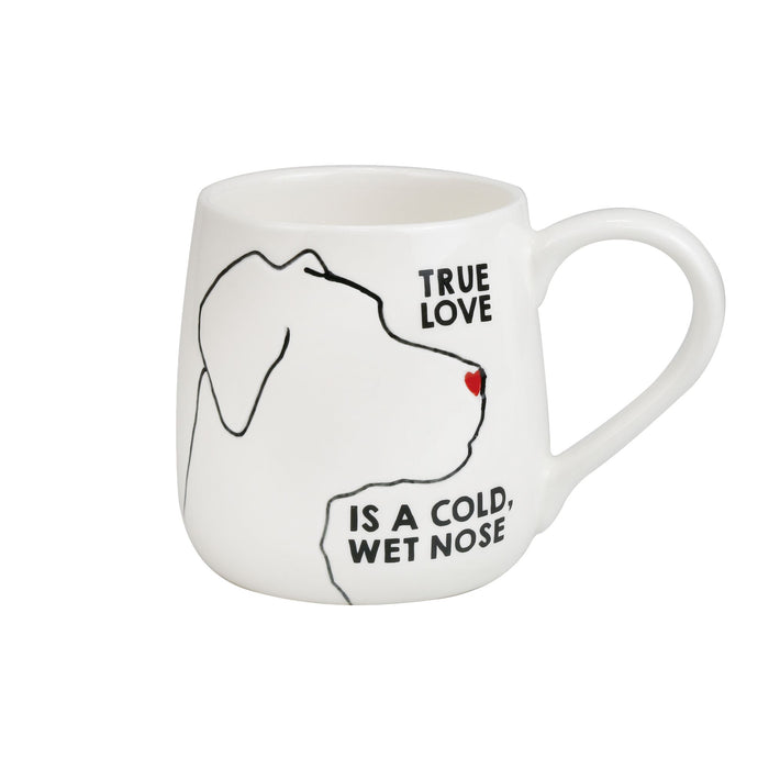 Enesco True Love Dog Etched Mug