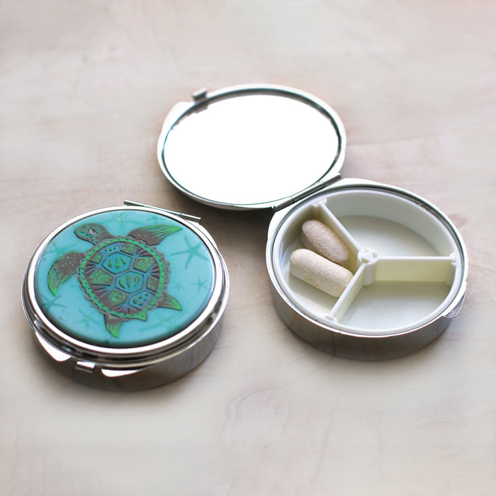 Enesco Turtle Pill Box