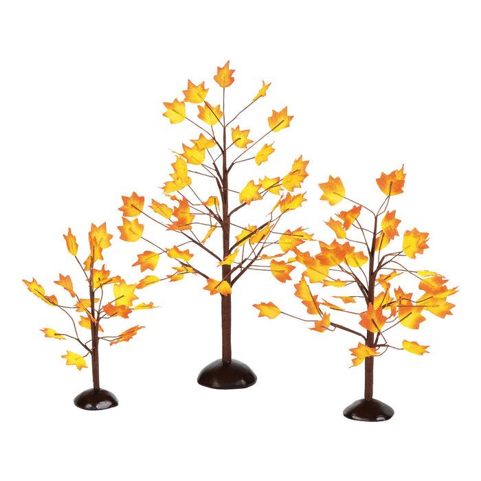 Enesco Village Autumn Maple Trees
