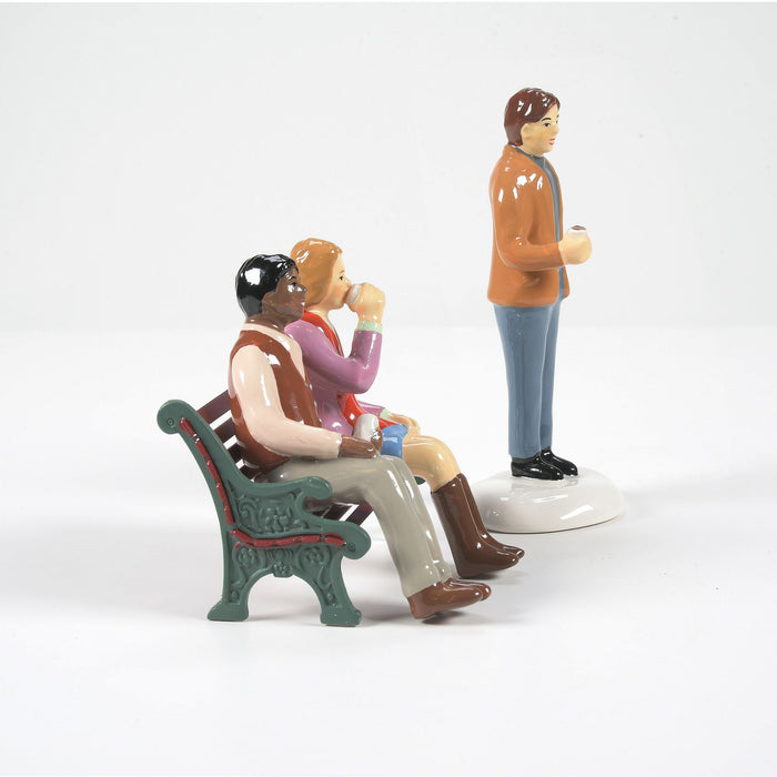 Enesco Village Hipsters Set Of 3