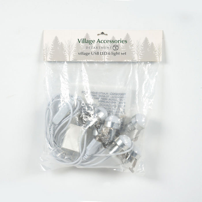 Enesco Village USB LED 6 Light Set