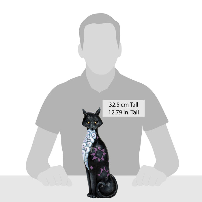 Enesco Vintage Cat With LED Glow Eyes