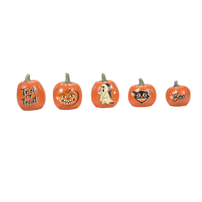 Enesco Vintage Pumpkins St/5