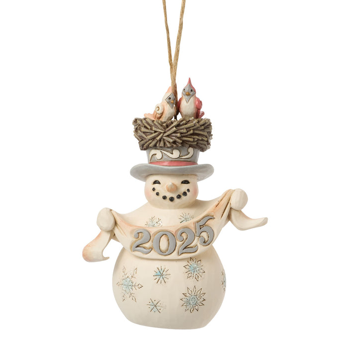Enesco Wdlnd Dated 2025 Snowman Orn