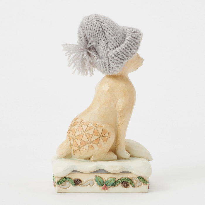 Enesco Wdlnd Fox With Knit Hat Fig