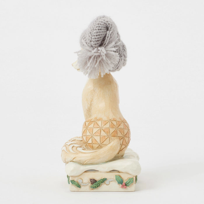 Enesco Wdlnd Fox With Knit Hat Fig