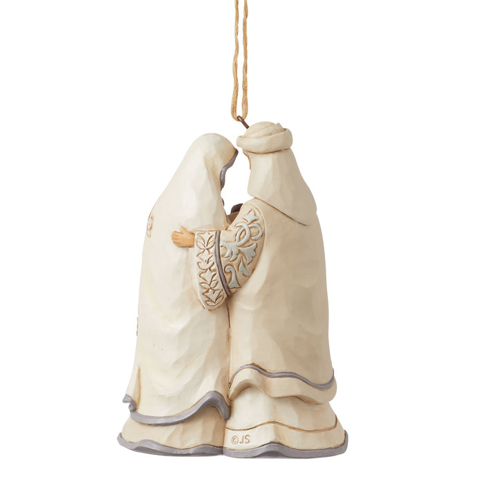 Enesco Wdlnd Holy Family Ornament