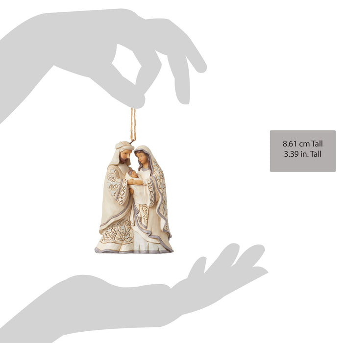 Enesco Wdlnd Holy Family Ornament