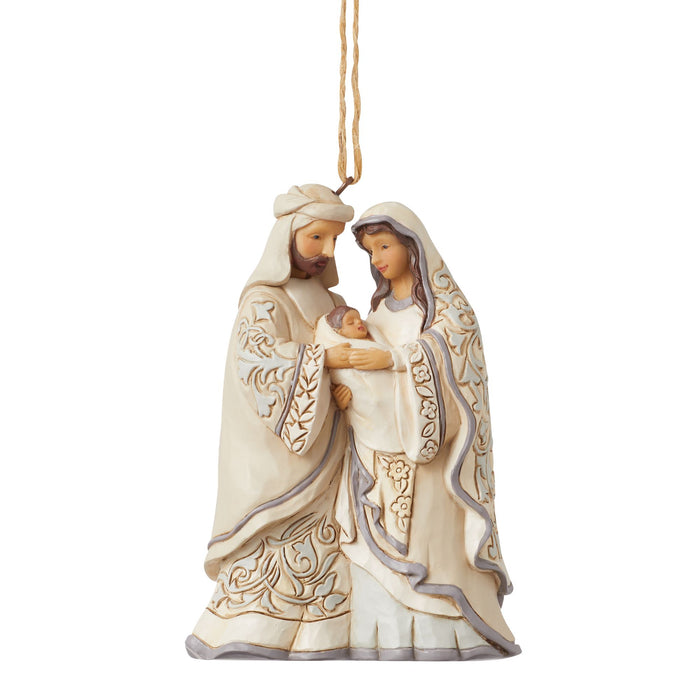 Enesco Wdlnd Holy Family Ornament