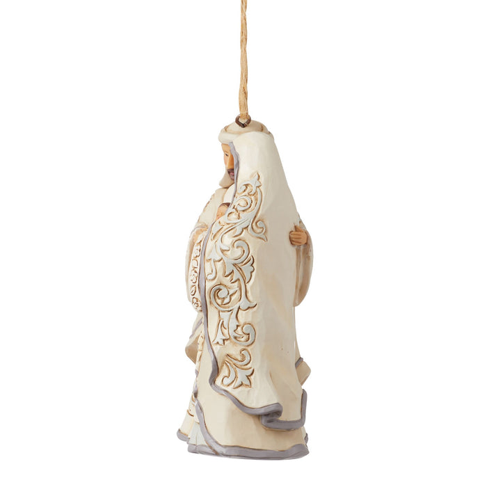 Enesco Wdlnd Holy Family Ornament
