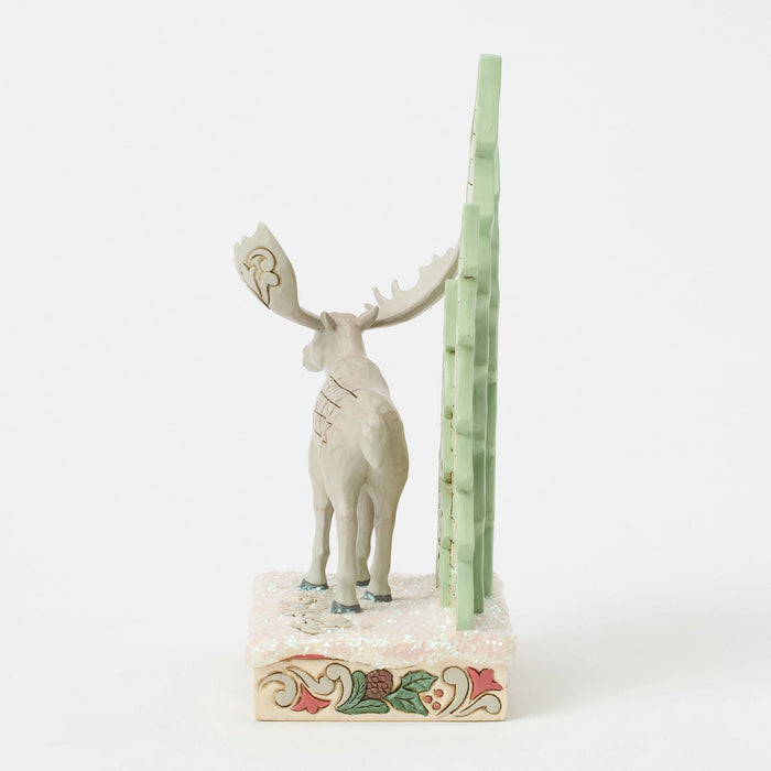 Enesco Wdlnd Moose With Layered Tree