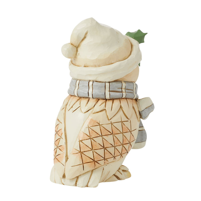 Enesco Wdlnd Owl With Scarf Fig
