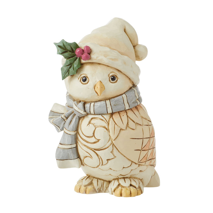 Enesco Wdlnd Owl with Scarf Fig