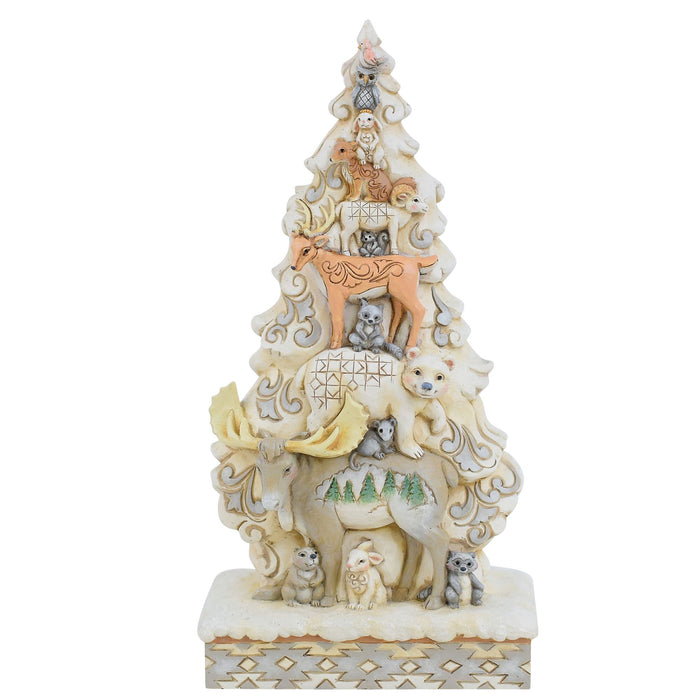 Enesco Wdlnd Stacked Animals Figurine