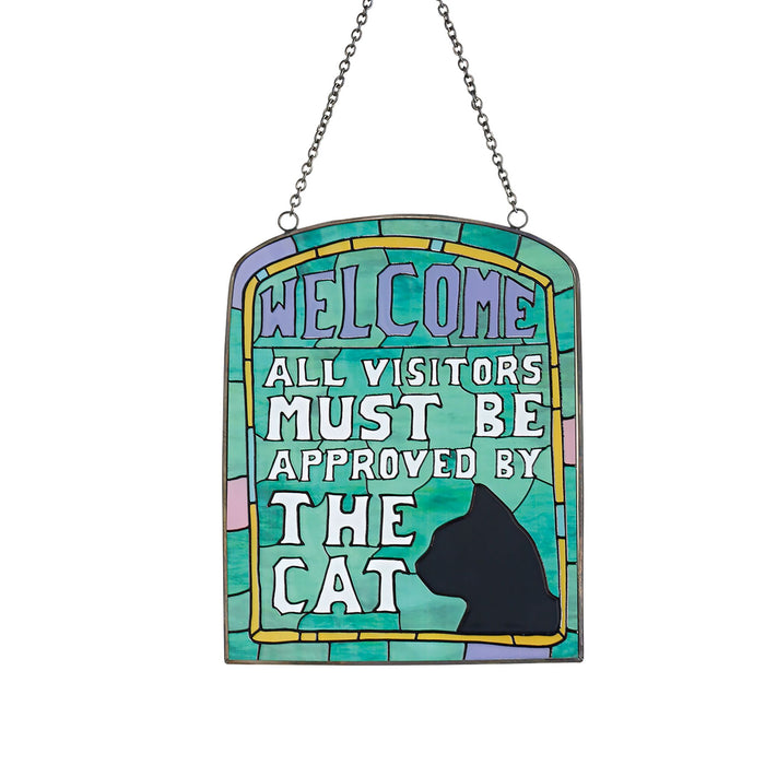 Enesco Welcome Cat Suncatcher