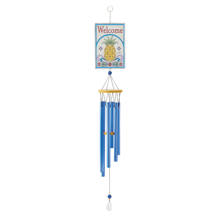 Enesco Welcome Pineapple Wind Chime