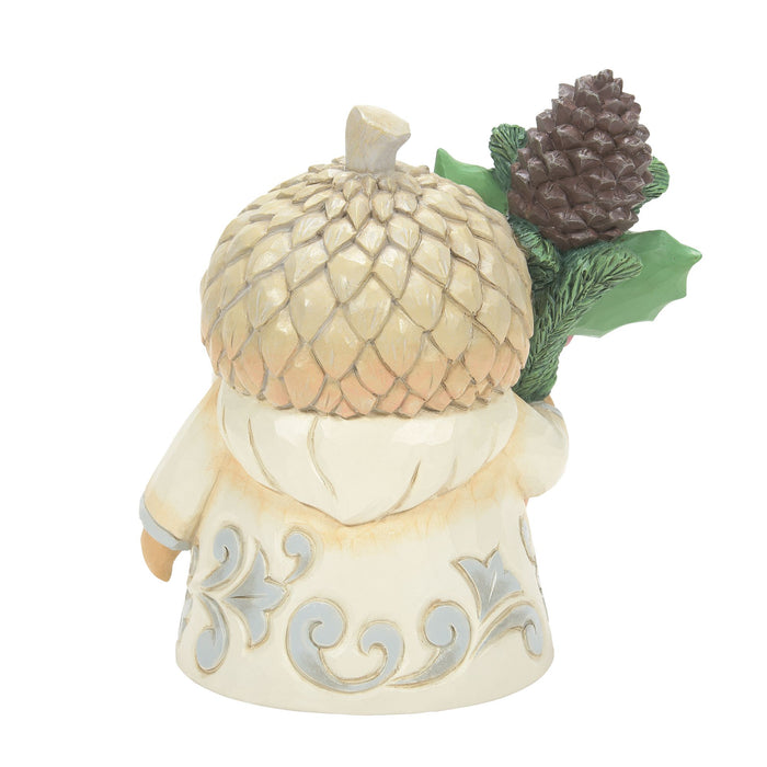 Enesco White Woodland Gnome Acorn Hat