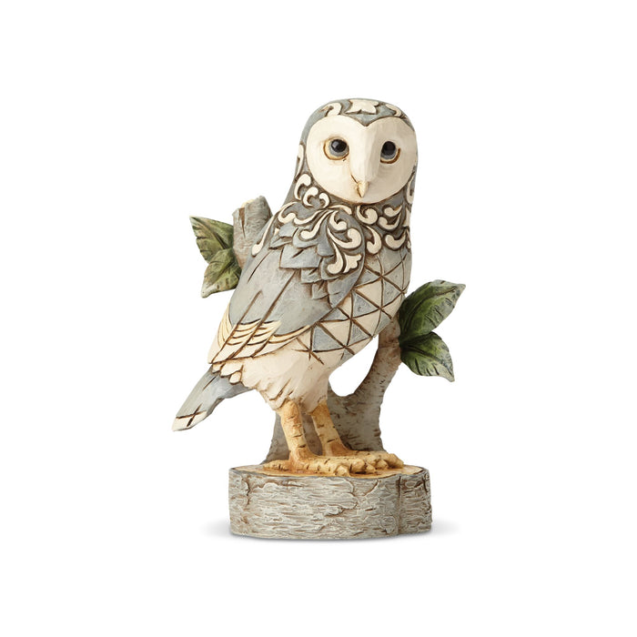 Enesco White Woodland Owl on Branch