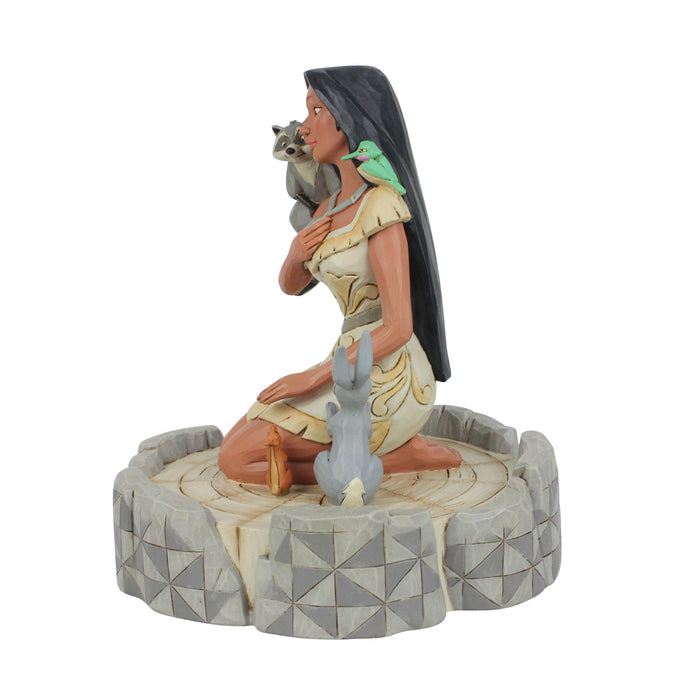 Enesco White Woodland Pocahontas
