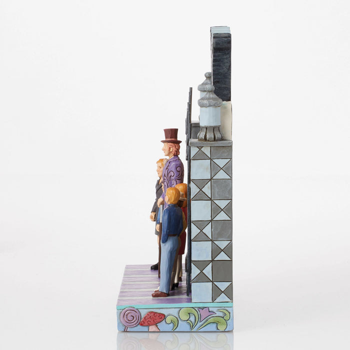 Enesco Willy Wonka W/Children By Gate