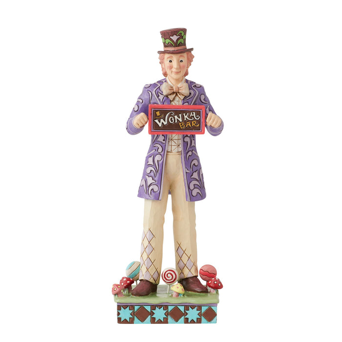 Enesco Willy Wonka w/Rotating ChocBar