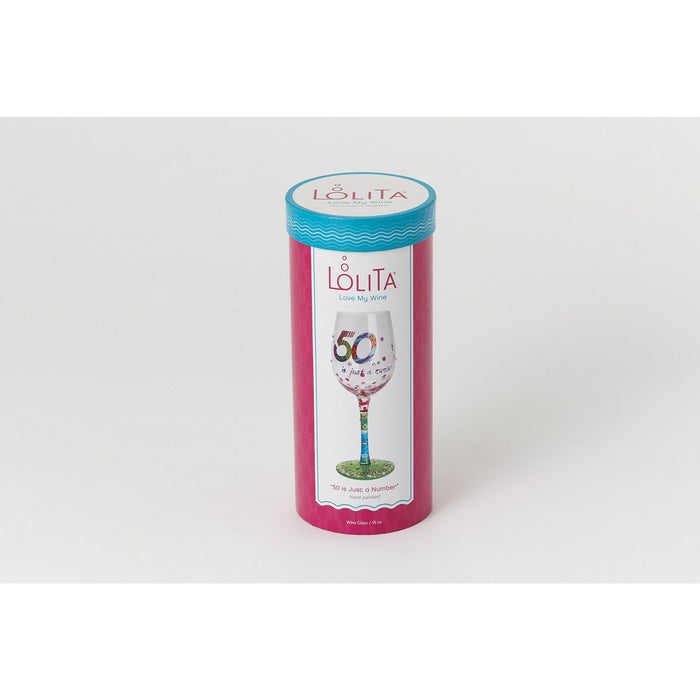 Enesco WINE GLASS 50 IS JUST A NUMBER