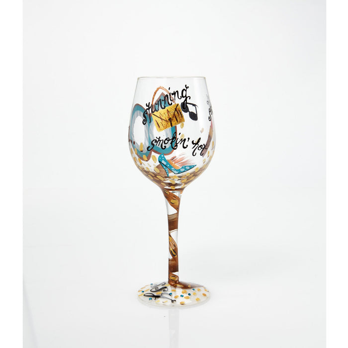 Enesco WINE GLASS 60 AND SASSY