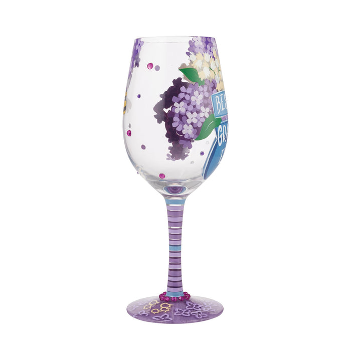 Enesco Wine Glass Best Grandma Ever
