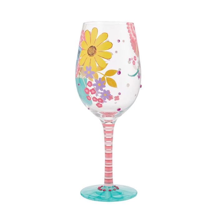 Enesco Wine Glass Best Mom Ever