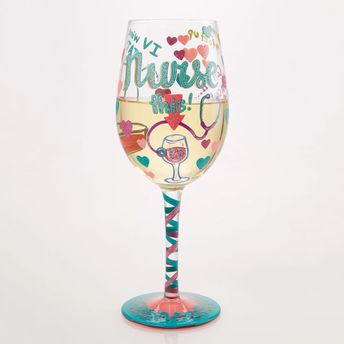 Enesco Wine Glass Nurse This