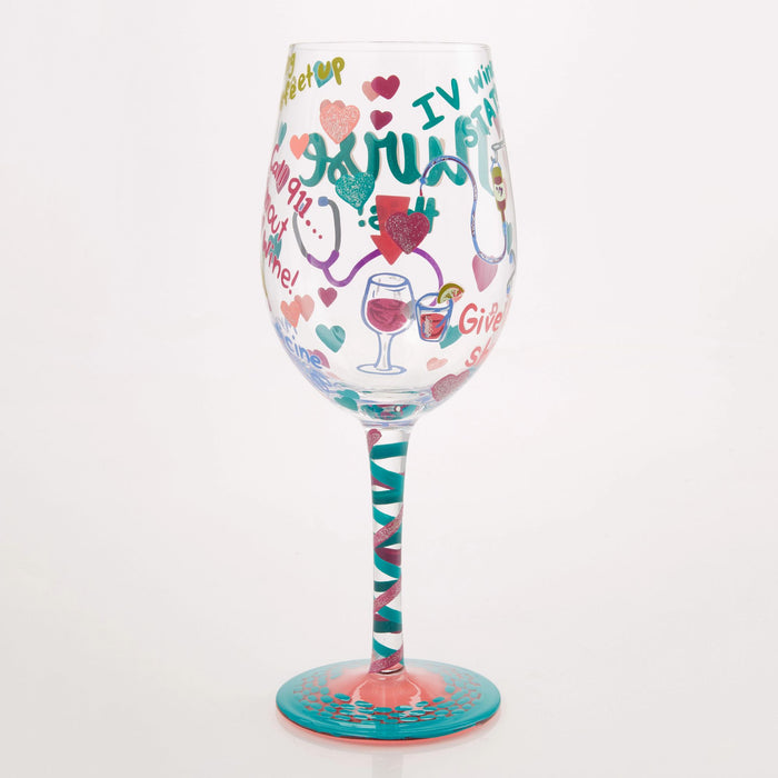 Enesco Wine Glass Nurse This
