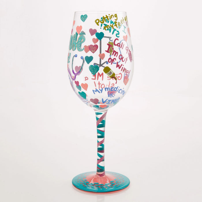 Enesco Wine Glass Nurse This